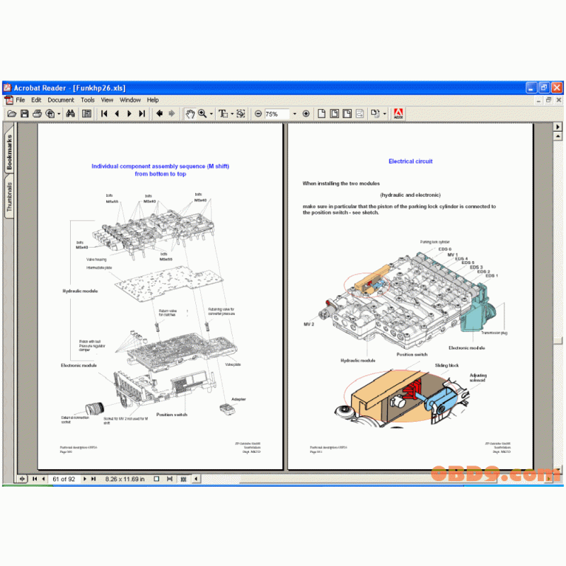 ZF 6 HP-19, 6 HP-26, 6 HP-32 Repair Manual, ZF Car Service & Repair