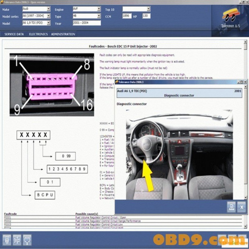 Tolerance Data 2009.2 Support Win XP System